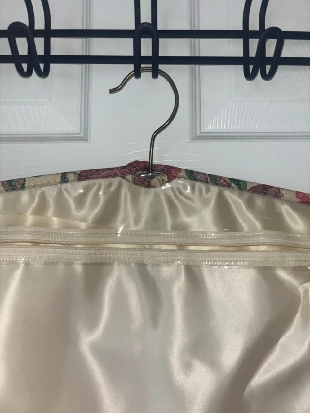 Vintage Tapestry Floral Butterfly Garment/Linen Bag